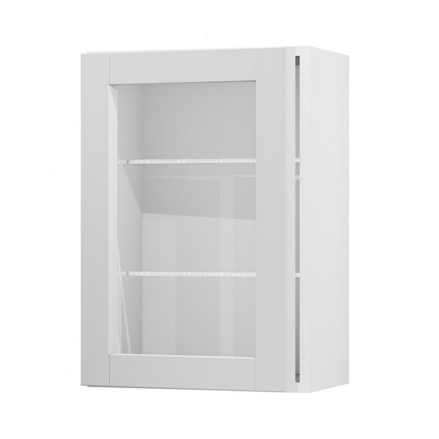 Witney Dove Grey 500 Full Height Glass Door Open