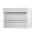Witney Dove Grey 900 Drawer Door Open