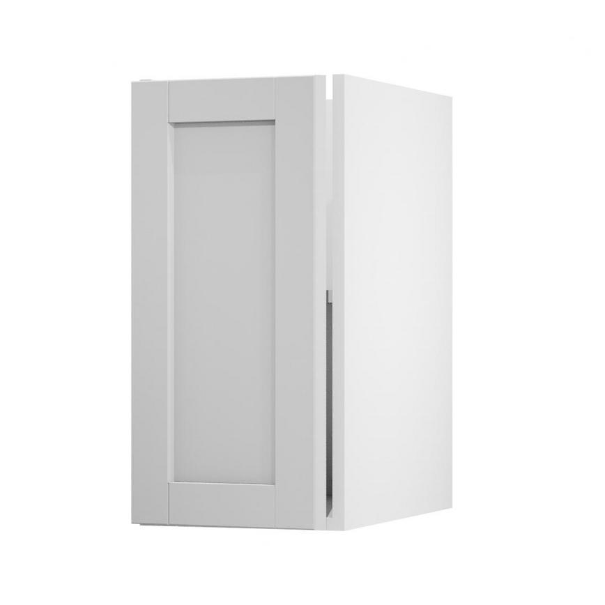 Witney Dove Grey 350 Full Height Door Open