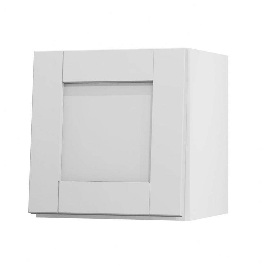 Witney Dove Grey 350 Half Height Door Open