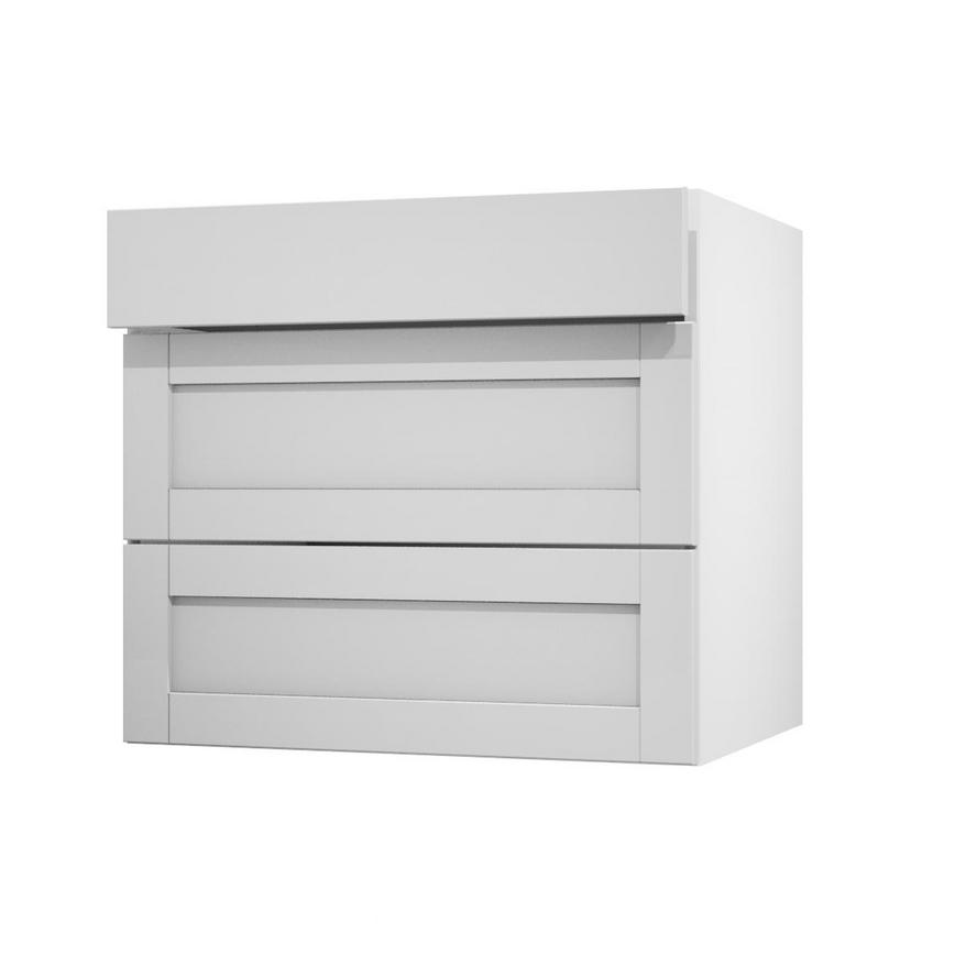 Witney Dove Grey 800 Drawer Front Open