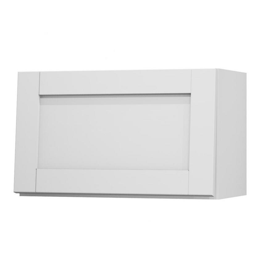 Witney White 600 Half Height Door Open