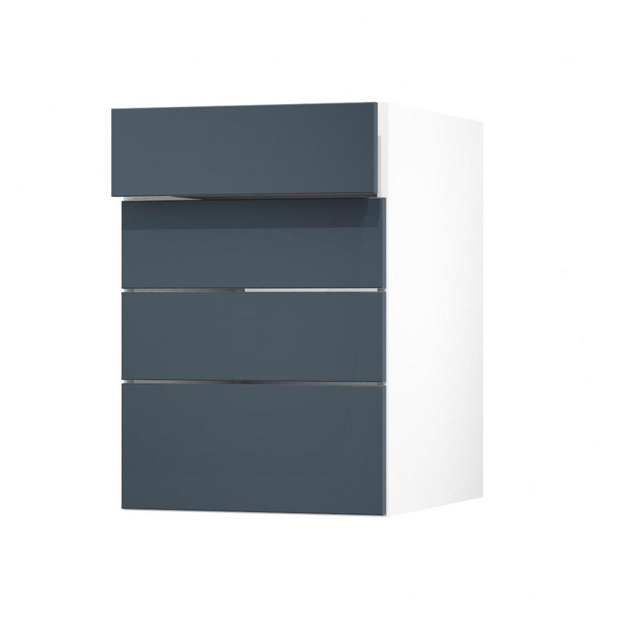 Witney Navy 500 Drawer Door Open