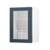Witney Navy 500 Full Height Glass Door Open
