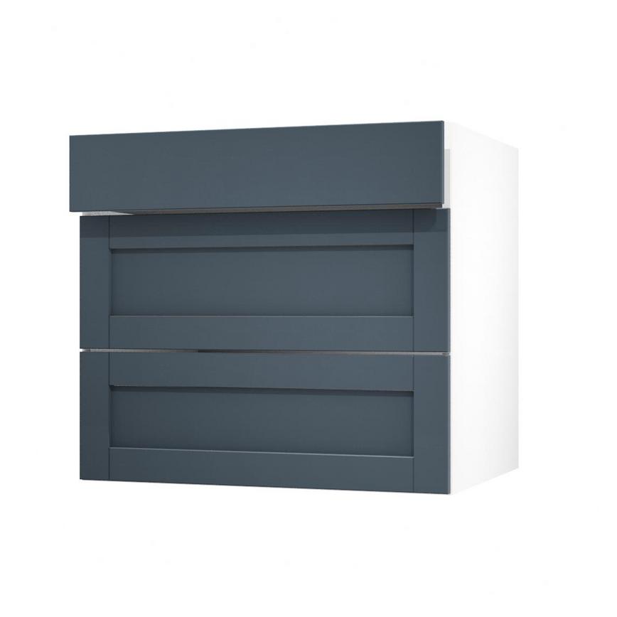 Witney Navy 800 Drawer Front Open