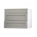 Witney Croft Grey 900 Pan Drawer Door Open