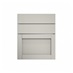 Witney Croft Grey 600 Hob / Pan Drawer Door