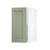 Witney Reed Green 350mm x 720mm Full Height Door Shown Open at an Angle