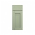 Witney Reed Green 300mm x 557mm Door Front Shown Closed from the Front as Part of a Door and Drawer Unit