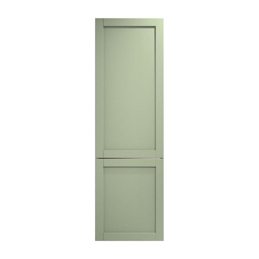 Witney Reed Green 600mm x 1220mm Appliance Door Shown Closed from the Front as Part of an Appliance Unit