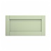 Witney Reed Green 700mm x 360mm Bridging Unit Door Shown Closed from the Front