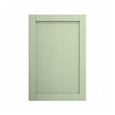 Witney Reed Green 600mm x 900mm Tall Door Front Shown Closed from the Front as a Single Door
