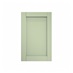 Witney Reed Green 450mm x 720mm Full Height Door Shown Closed from the Front