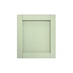 Witney Reed Green 500mm x 557mm Door Front Shown from the Front