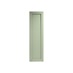 Witney Reed Green 400mm x 1400mm Tall Larder Door Shown from the Front as a Single Door