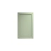 Witney Reed Green 600mm x 991mm Appliance Door Shown Closed from the Front as a Single Door