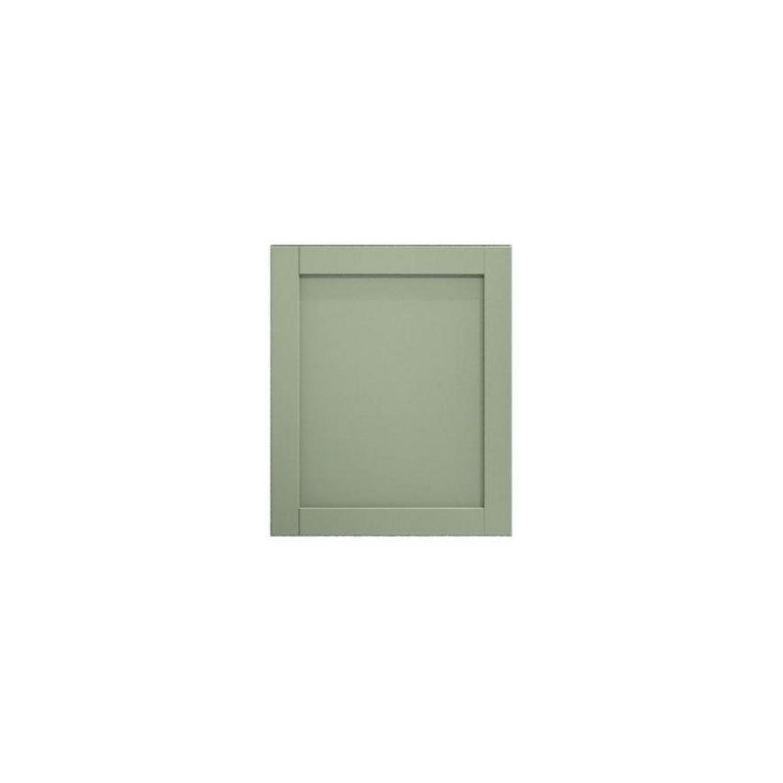 Witney Reed Green 600mm x 733mm Appliance Door Shown Closed From the Front as a Single Door