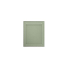 Witney Reed Green 600mm x 733mm Appliance Door Shown Closed From the Front as a Single Door