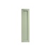 Witney Reed Green 300mm x 1200mm Larder Door Shown Closed from the Front as a Single Door