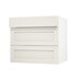 Witney Porcelain 800 Drawer Front CAD Cut Out Angled Open Unit