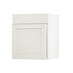 Witney Porcelain 600 Standard Door CAD Cut Out Angled Open Unit