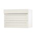 Witney Porcelain 1000 Drawer Front CAD Cut Out Angled Open Unit