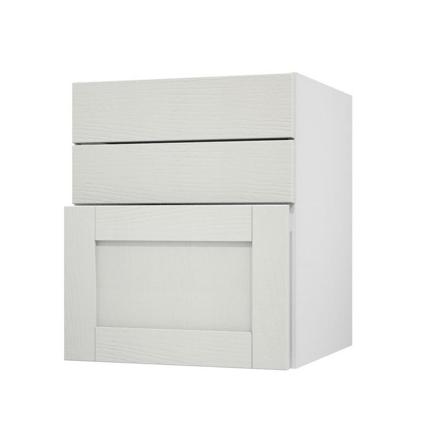 Halesworth Porcelain 600 Hob / Pan Drawer Door Open