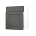Halesworth Charcoal 600 Standard Door Open