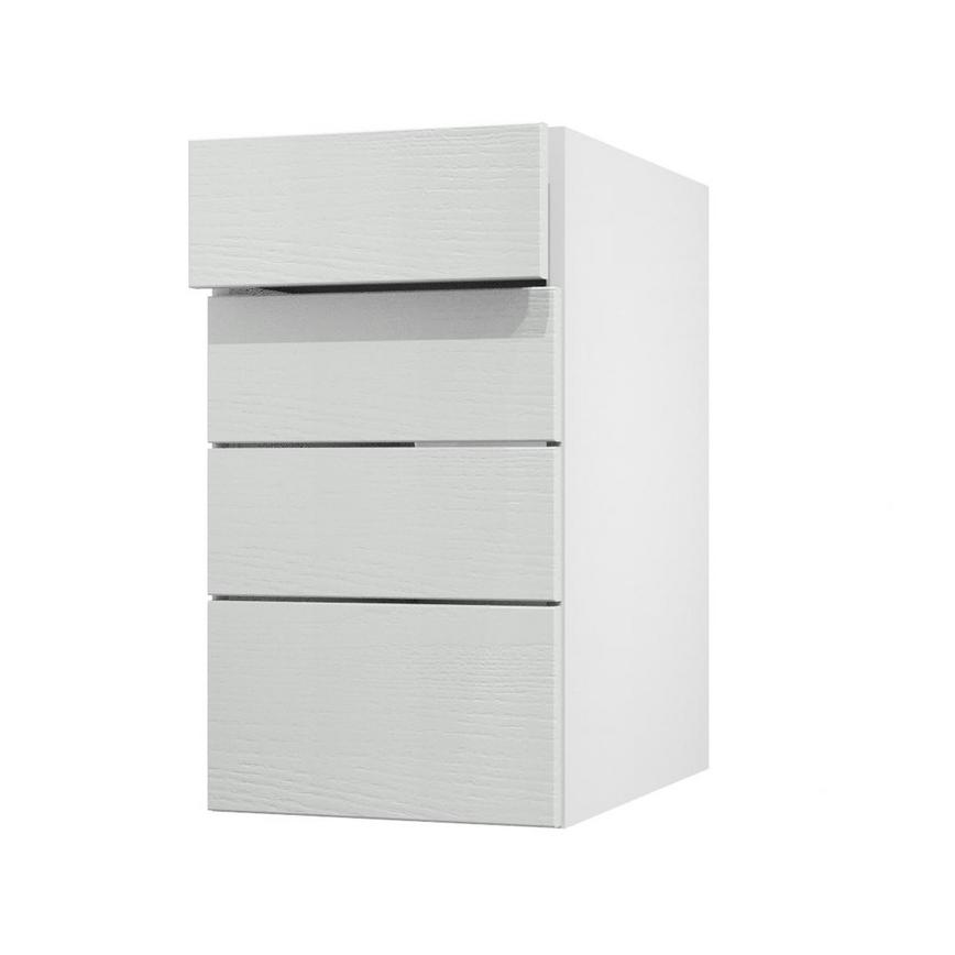 Halesworth Dove Grey 400 Drawer Door Open