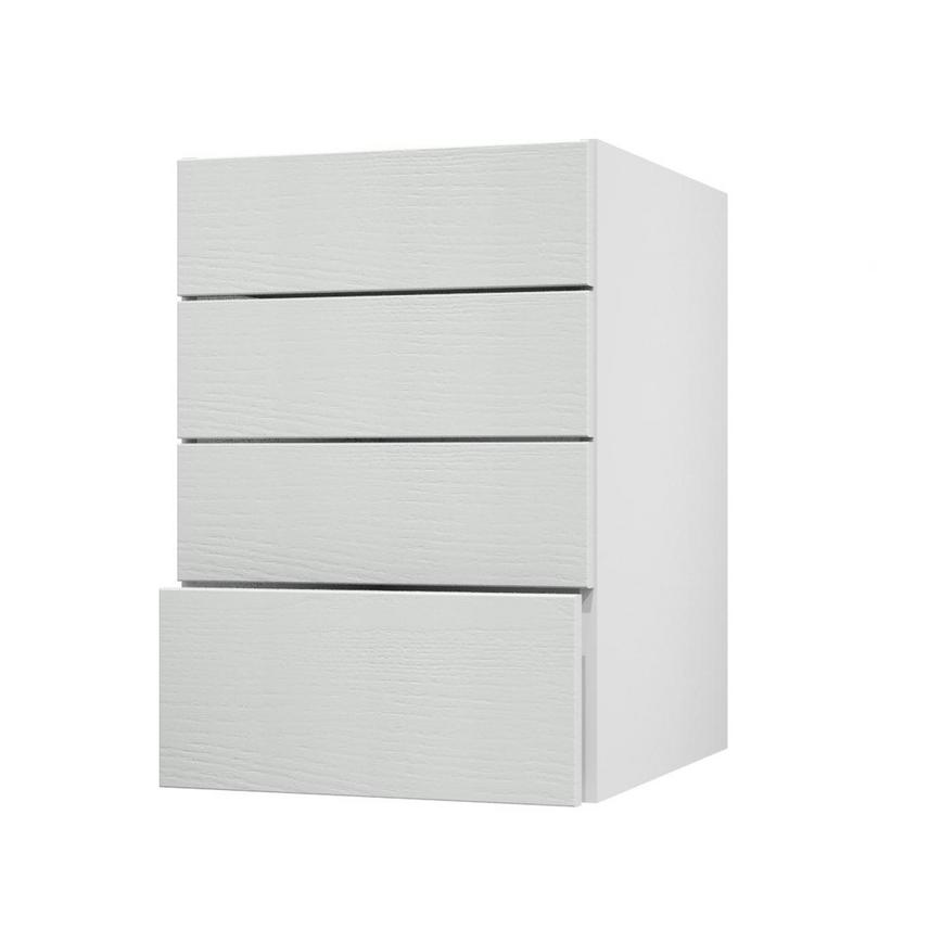 Halesworth Dove Grey 500 Deep Drawer Door Open