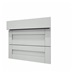 Halesworth Dove Grey 800 Drawer Front Open