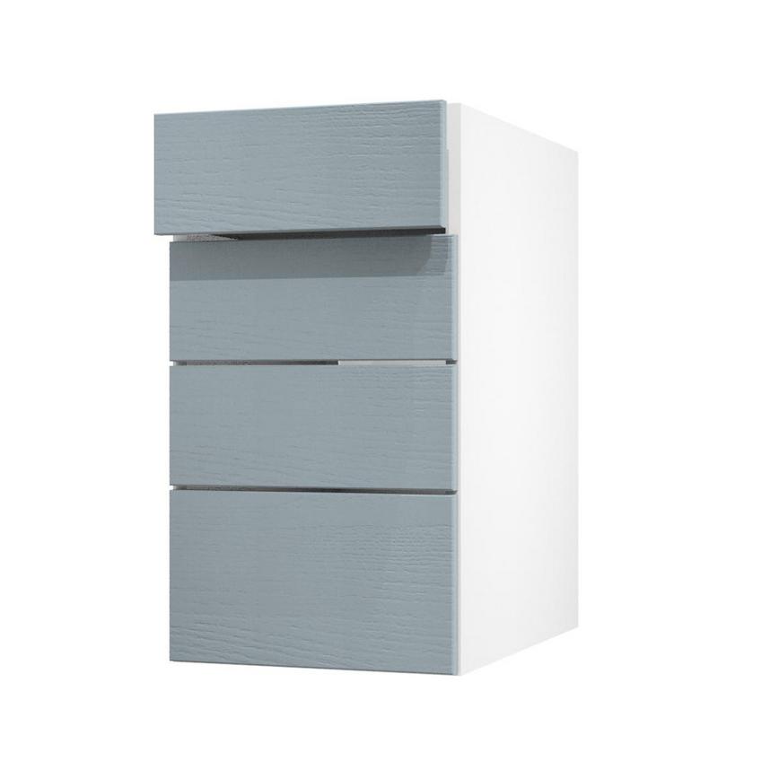 Halesworth Dusk Blue 400 Drawer Door Open