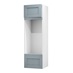 Halesworth Dusk Blue 600 Appliance Tower Door Open 437mm