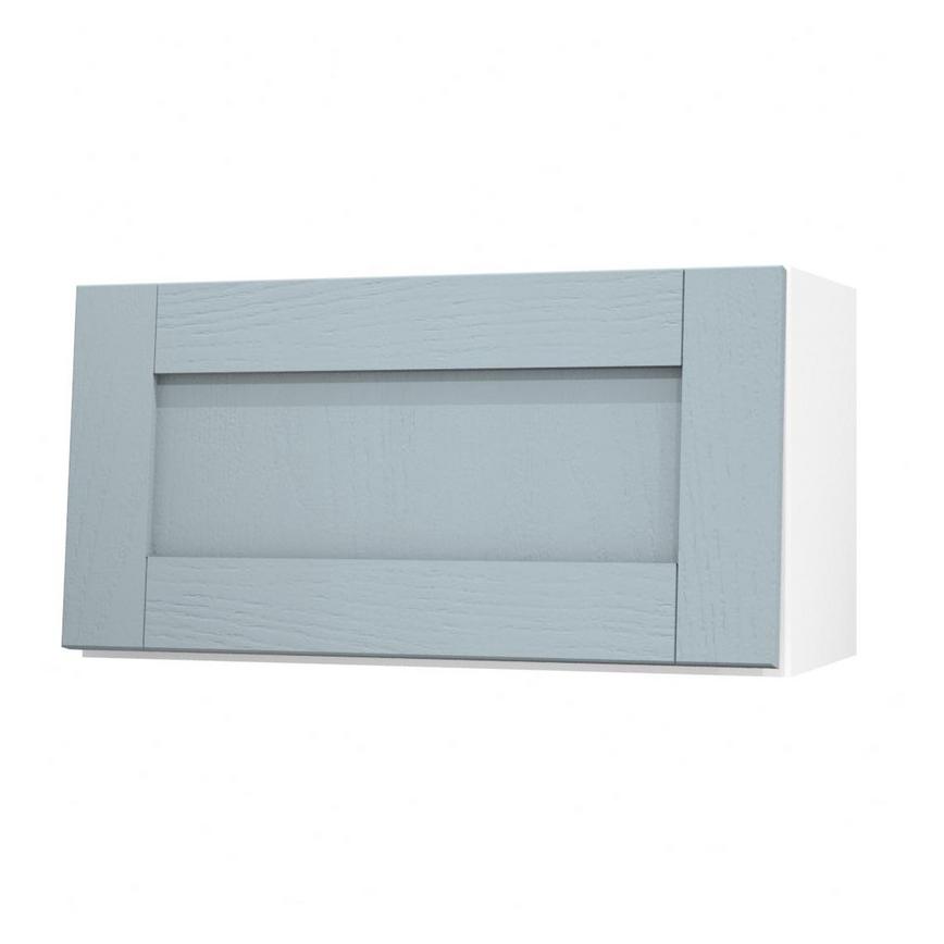 Halesworth Dusk Blue 700 Half Height Door Open