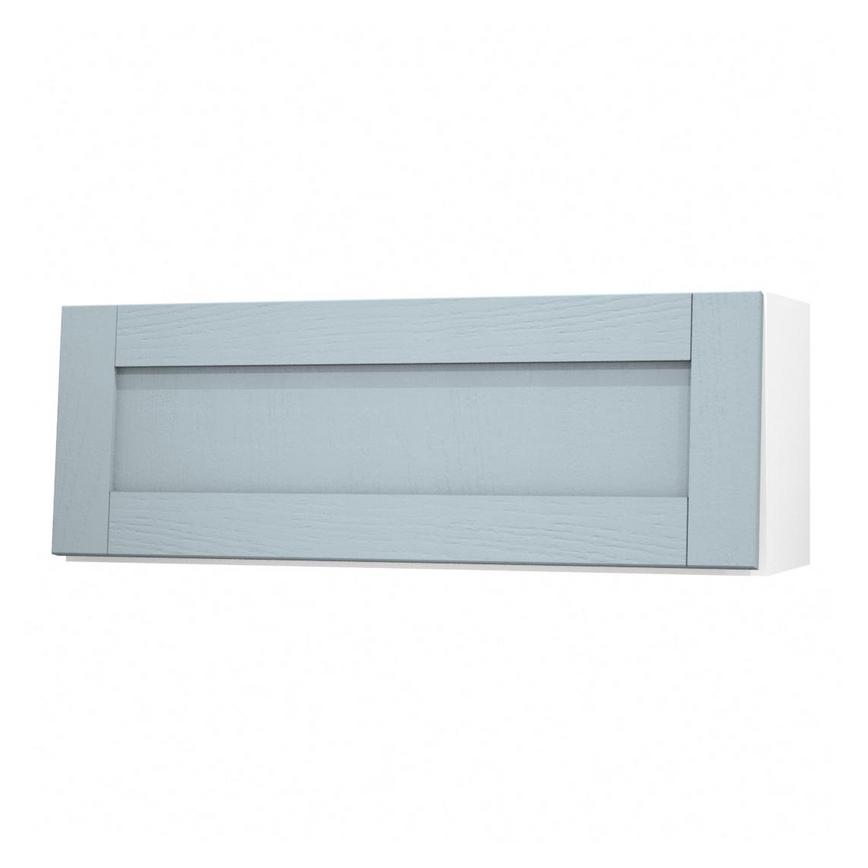 Halesworth Dusk Blue 1000 Half Height Door Open