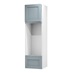 Halesworth Dusk Blue 600 Tall Appliance Tower Door Open 570mm