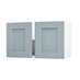 Halesworth Dusk Blue 800 Double Belfast Sink Door Open
