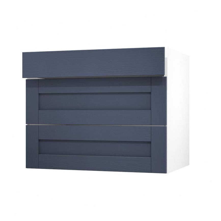 Halesworth Navy 900 Drawer Door Open