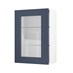Halesworth Navy 500 Full Height Glass Door Open