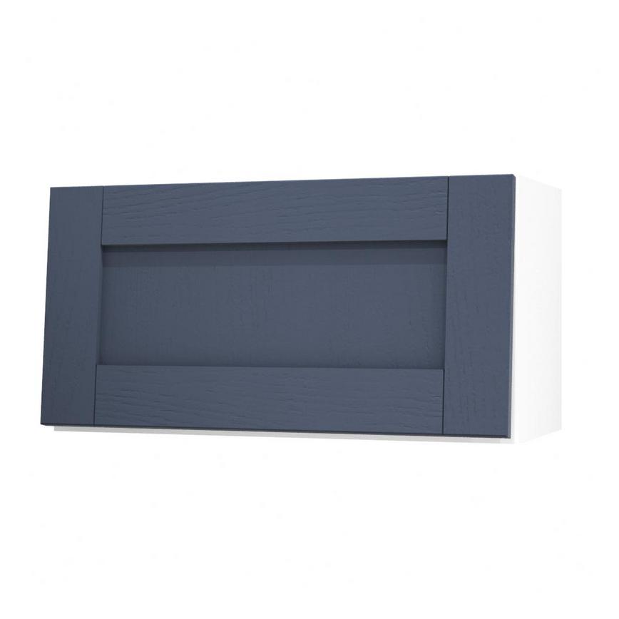 Halesworth Navy 700 Half Height Door Open