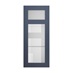 Halesworth Navy 500 Panelled Glass Dresser Door