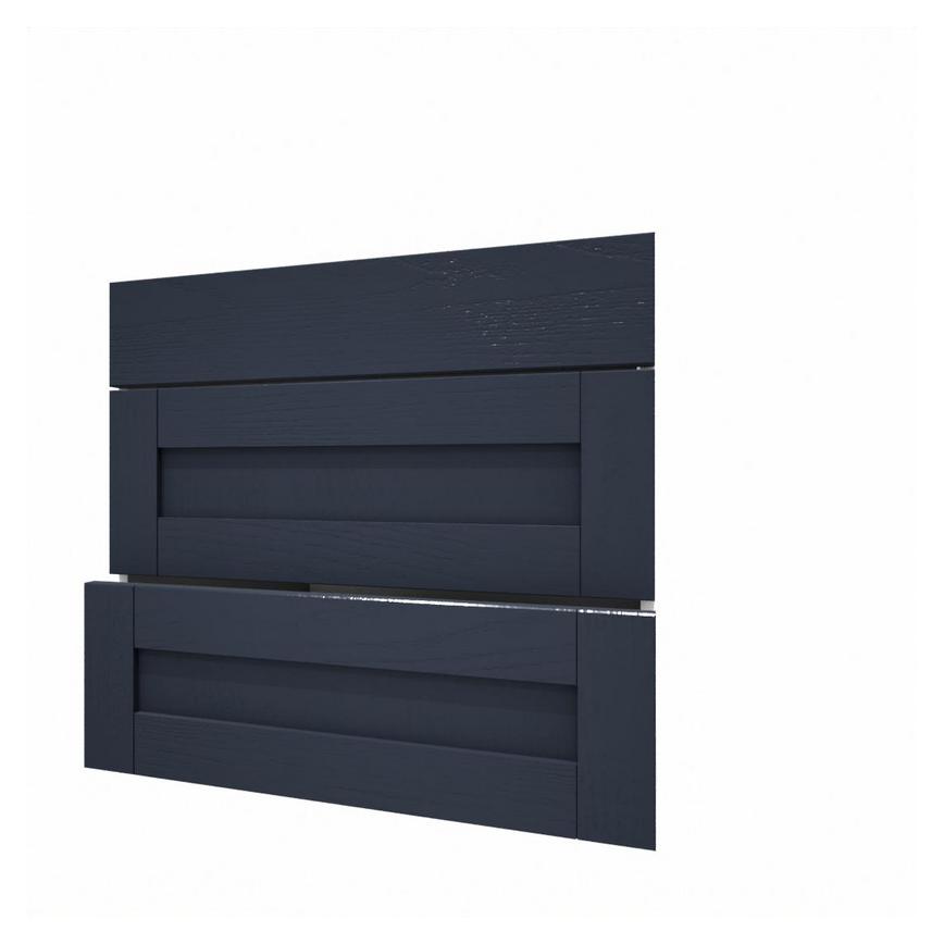 Halesworth Navy 800 Pan Drawer Front Open