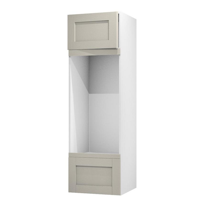 Halesworth Pebble 600 Appliance Tower Door Open 437mm