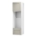 Halesworth Pebble 600 Tall Appliance Tower Door Open 570mm