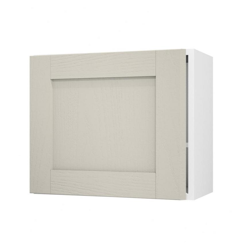 Halesworth Pebble 600 Tall Integrated Microwave Topbox Door Open