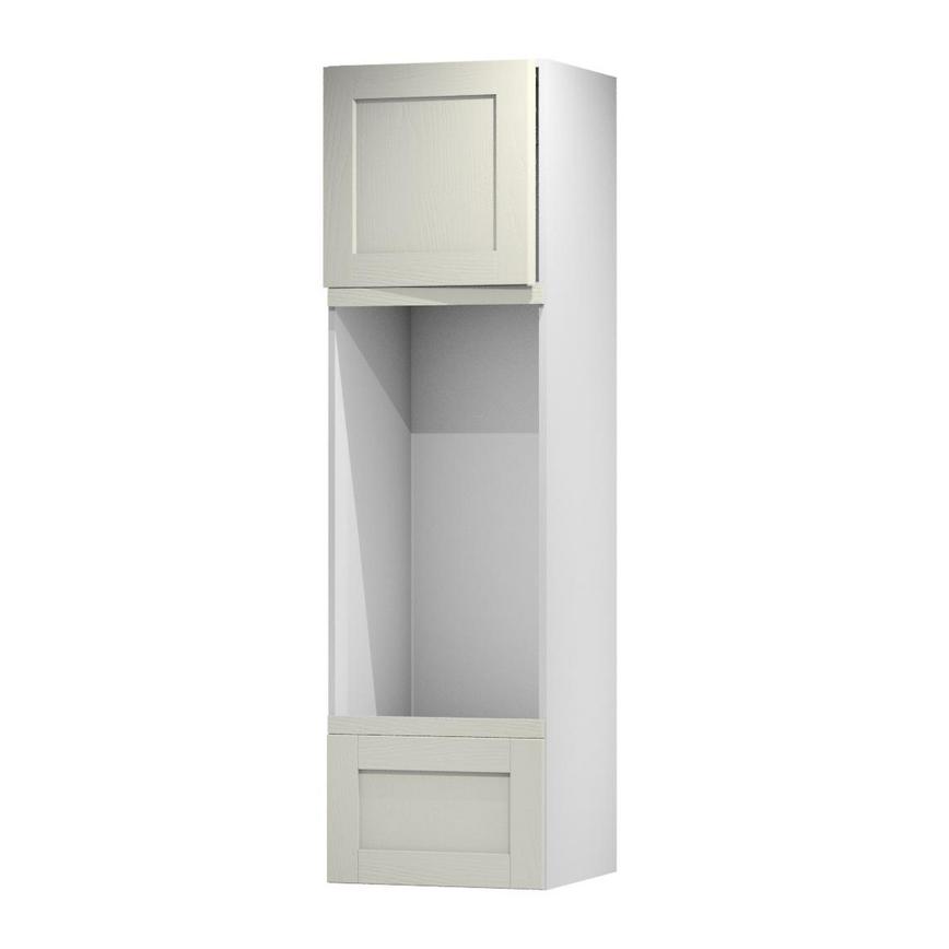 Halesworth Linen 600 Tall Appliance Tower Door Open 570mm