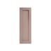 Halesworth Antique Rose 400mm x 1200mm Full Height Larder Door Shown from the Front as a Single Door