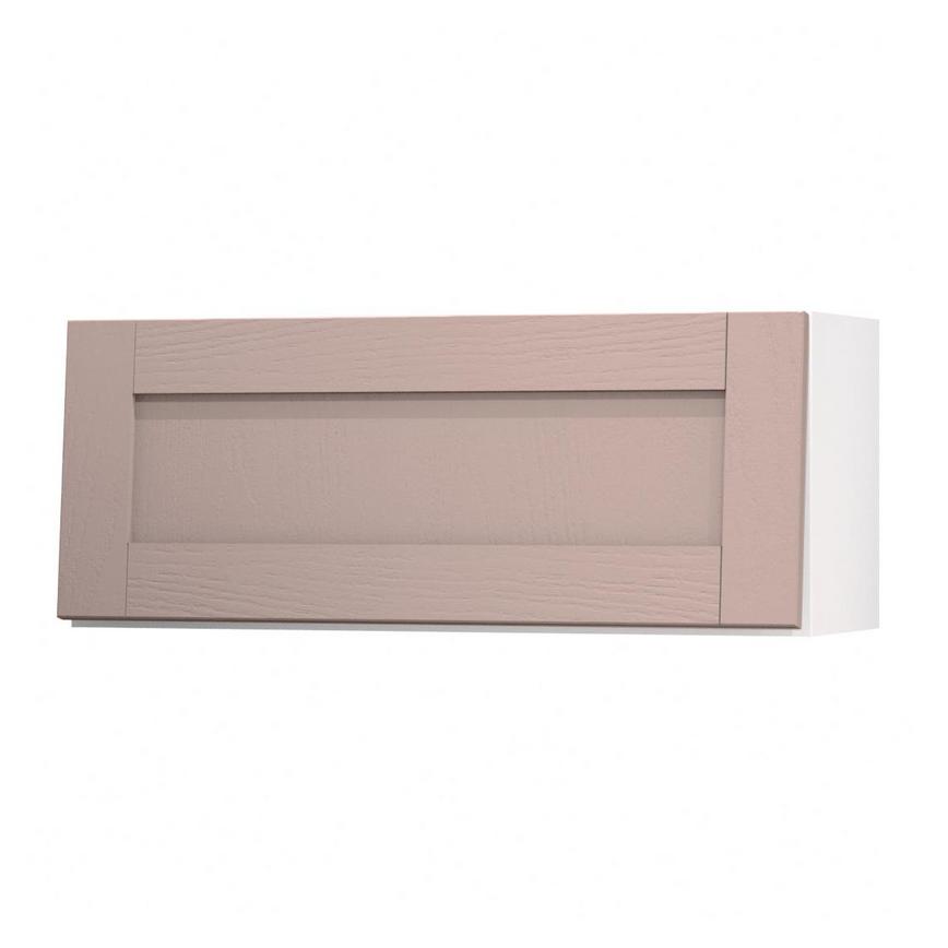 Halesworth Antique Rose 900mm x 360mm Bridging Unit Door Shown Open at an Angle