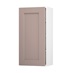 Halesworth Antique Rose 450mm x 900mm Tall Door Front Shown Open at an Angle as a Single Door