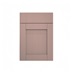 Halesworth Antique Rose 500mm x 557mm Door Front Shown Closed from the Front as Part of a Door and Drawer Unit